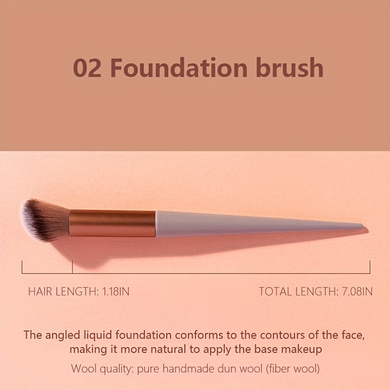 13pcss Makeup Brushes Makeup Kit, Foundation Brush Eyeshadow Brush Make Up Brushes Set (Reddish Brown, 13pcs Set) Birthday And Valentine'S Day Easter Gifts
